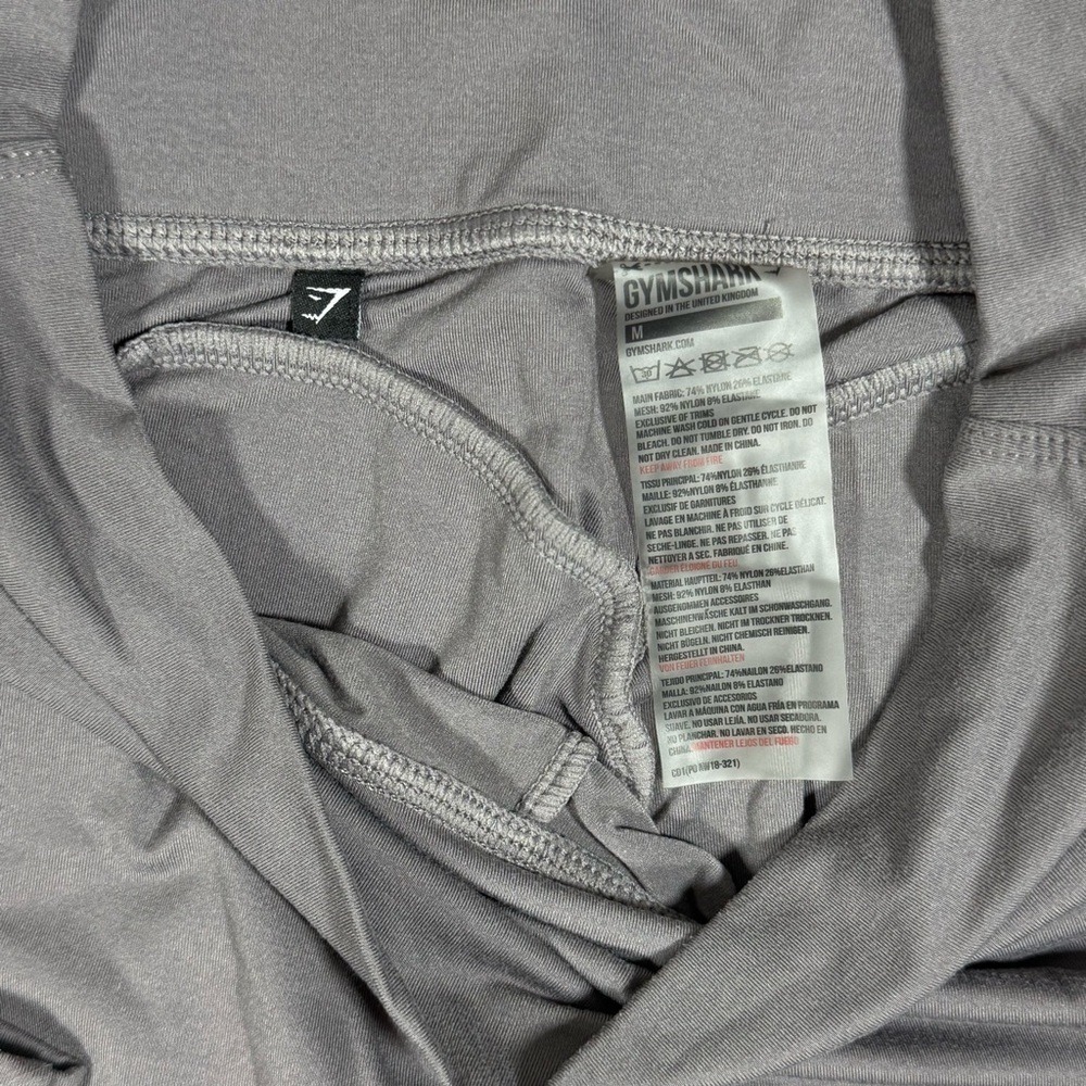Gymshark Womens Slate Lavender High Waisted Athletic Training Leggings Size M - Picture 4 of 7